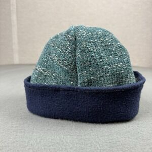 Handmade‎ Kids Woven Fleece Lined Winter Hat Thick Cottagecore Nautical 20" 3-7